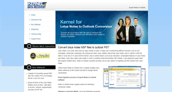 Desktop Screenshot of exportnotestooutlook.net
